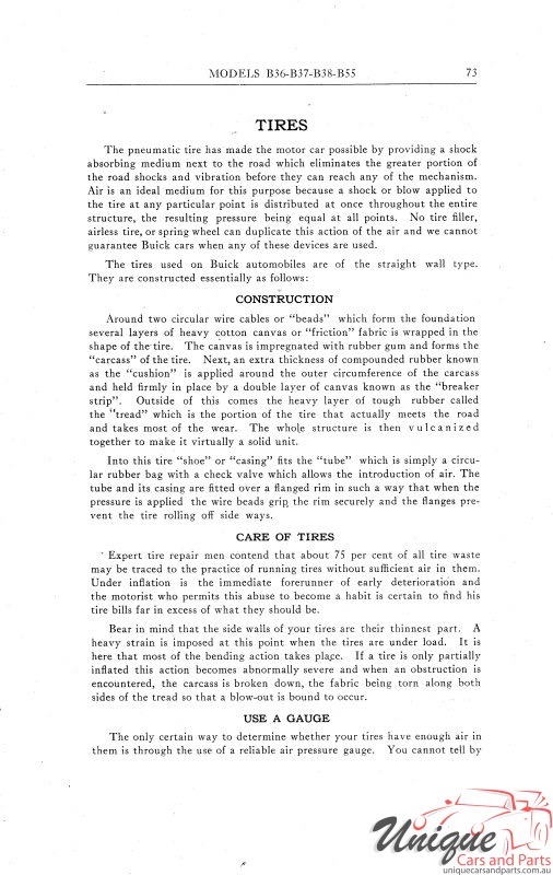 1914 Buick Reference Book Page 80